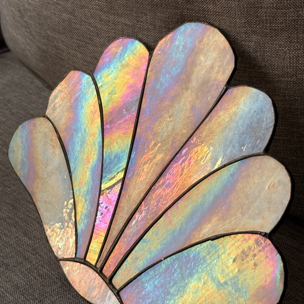 Iridescent Shell Wall Decor